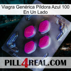 Viagra Genérica Píldora Azul 100 En Un Lado 02